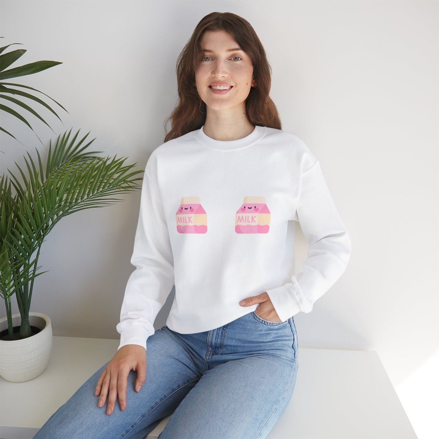 Milk Lovers Crewneck