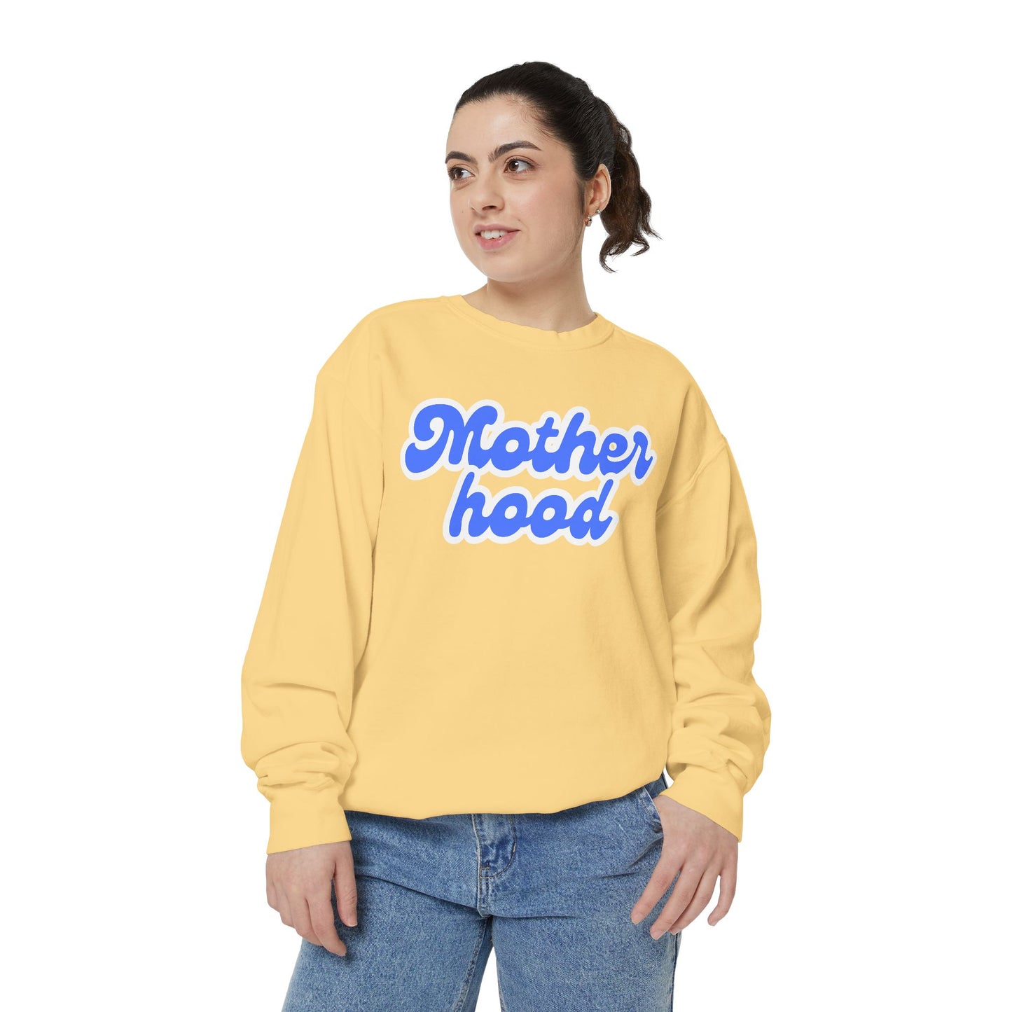 Butter Yellow Motherhood Crewneck