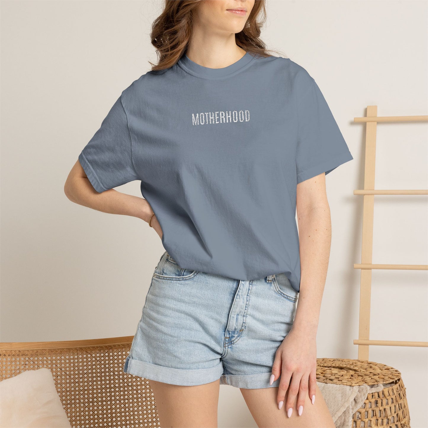 Embroidered Motherhood Tee